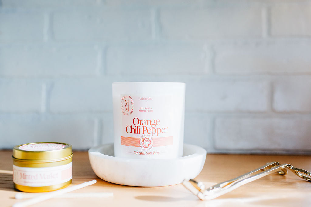 Orange Chili Pepper Candle