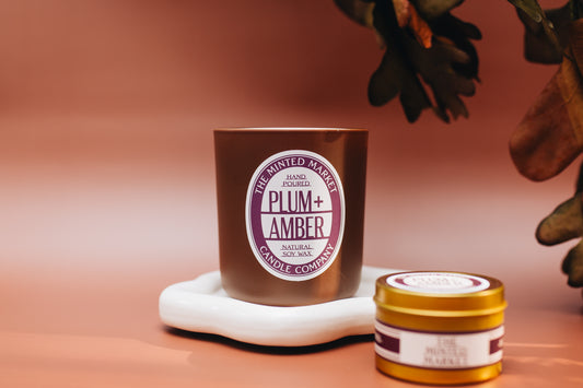 Plum + Amber Candle