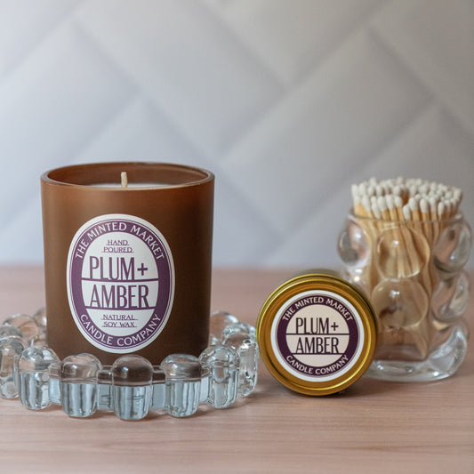Plum + Amber Candle